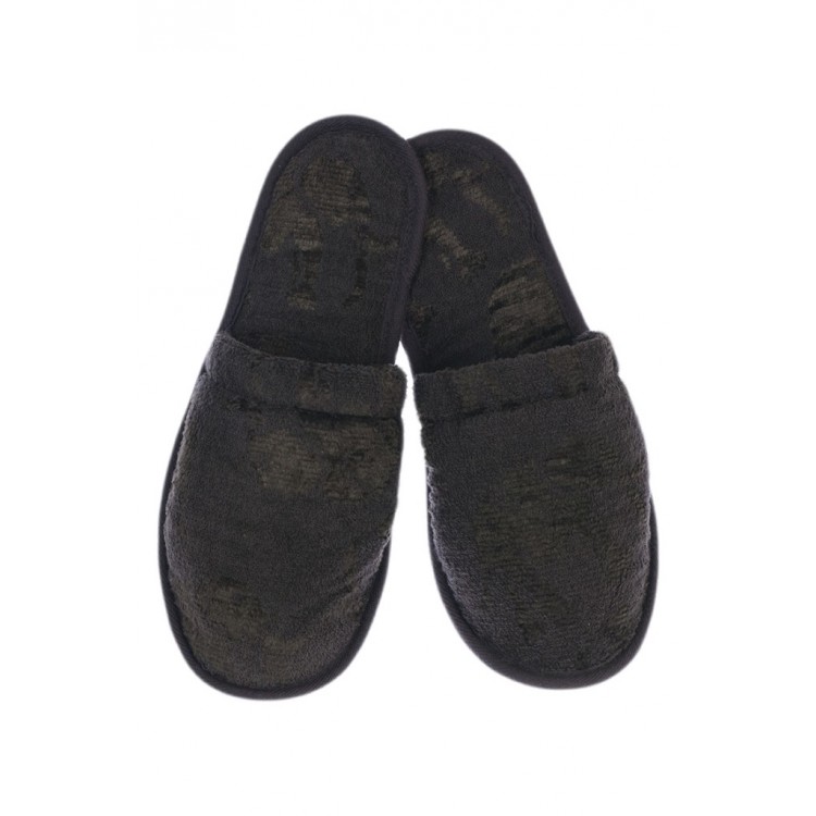 Мужские хлопковые тапки из махры Elephant chocolate, Еватекс