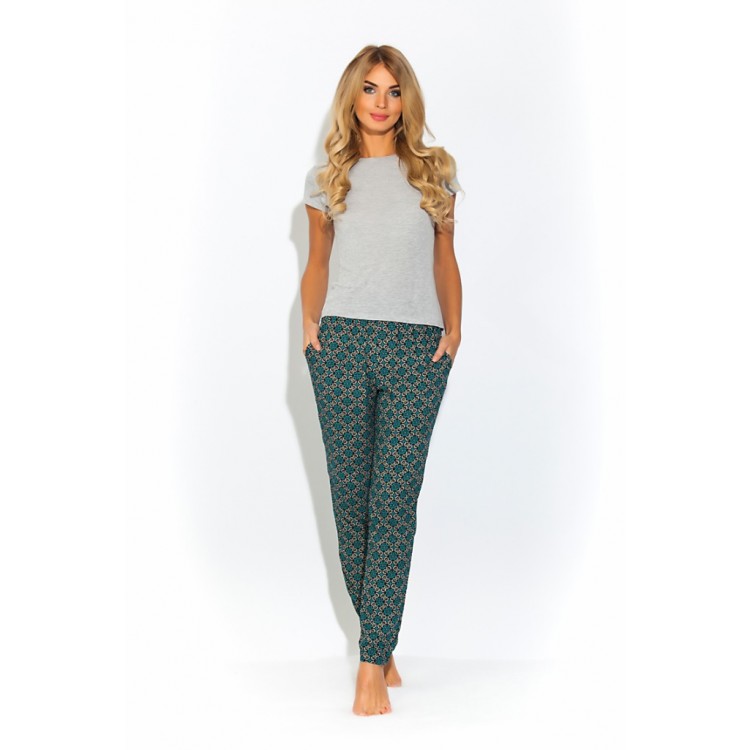 Женские брюки для дома и отдыха Light&Look 1417azure, Peche Monnaie Женские брюки для дома и отдыха Light&Look 1417azure, Peche Monnaie
