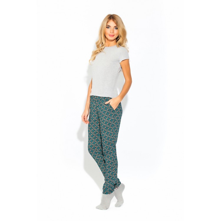 Женские брюки для дома и отдыха Light&Look 1417azure, Peche Monnaie Женские брюки для дома и отдыха Light&Look 1417azure, Peche Monnaie
