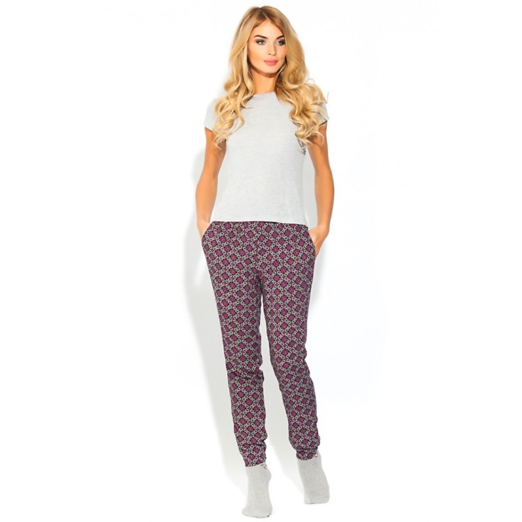 Женские брюки для дома и отдыха Light&Look 1417lila, Peche Monnaie