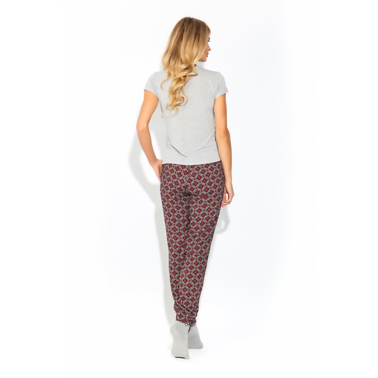 Женские брюки для дома и отдыха Light&Look 1417red, Peche Monnaie