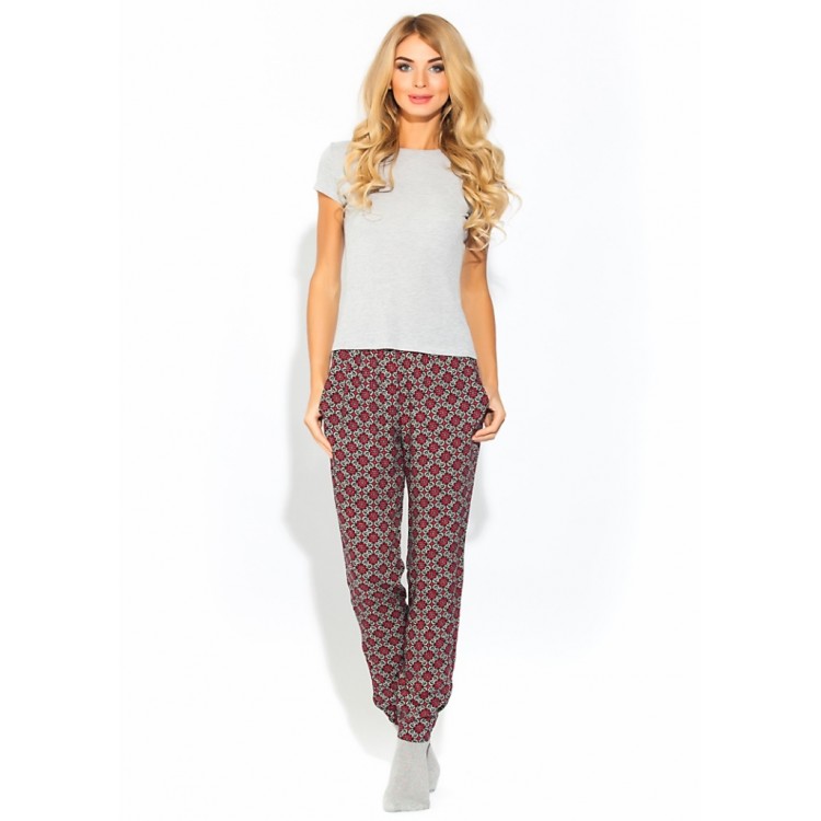 Женские брюки для дома и отдыха Light&Look 1417red, Peche Monnaie