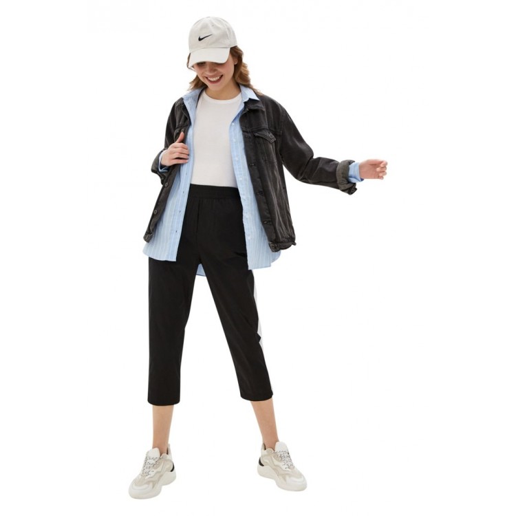Брюки женские спортивные 1419 Bandes - black, PECHE MONNAIE Брюки женские спортивные 1419 Bandes - black, PECHE MONNAIE