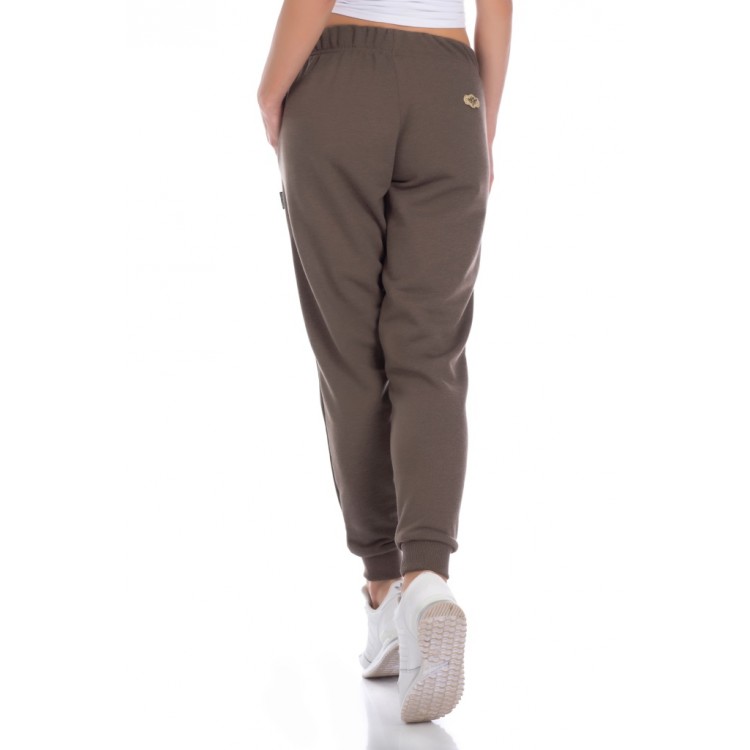 Женские брюки для спорта и отдыха Wake & Up 1700-dark beige, PECHE MONNAIE
