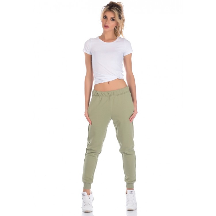 Женские брюки для спорта и отдыха Wake & Up 1700-pistachio, PECHE MONNAIE