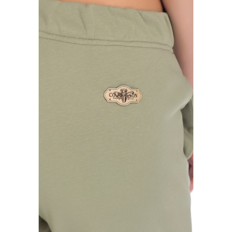 Женские брюки для спорта и отдыха Wake & Up 1700-pistachio, PECHE MONNAIE