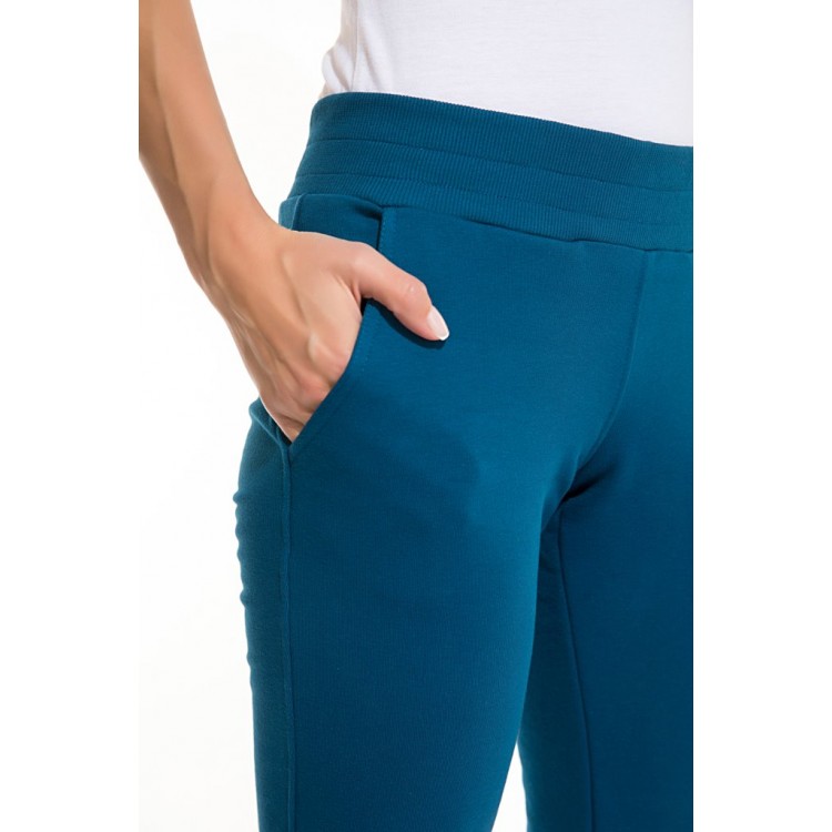 Женские брюки для спорта и отдыха 1729 cyan, PECHE MONNAIE