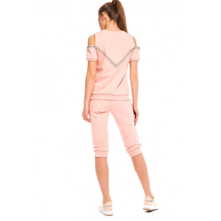 Женский костюм для спорта и отдыха 1801-1 Joyride peach, PÊCHE MONNAIE