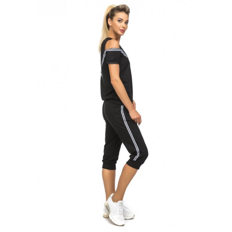 Женский костюм для спорта и отдыха 1801-1 Joyride black, PÊCHE MONNAIE