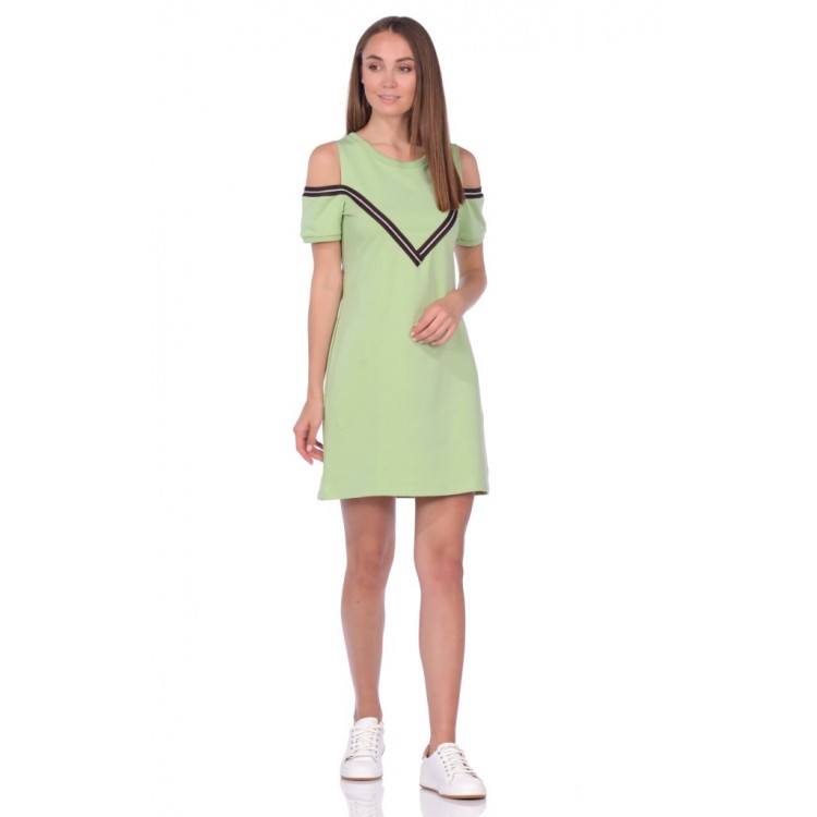 Универсальное женское платье 1802-1 Brisk green, PECHE MONNAIE