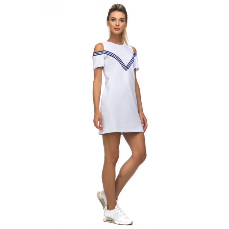 Универсальное женское платье 1802-1 Brisk white, PECHE MONNAIE