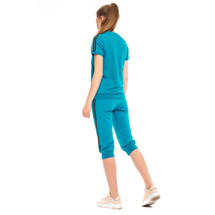 Женский костюм для спорта и отдыха 1803-1 Drive turquoise, PÊCHE MONNAIE