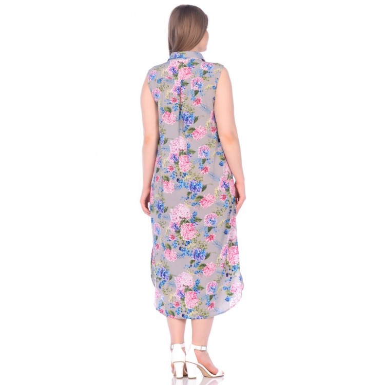 Платье-туника из вискозы  221 Sunrise siren, PECHE MONNAIE
