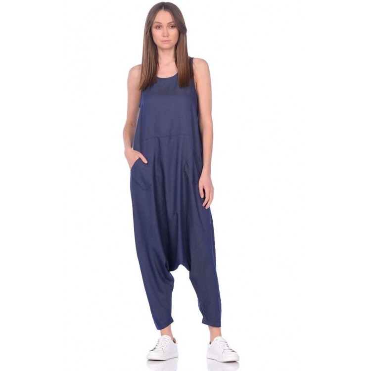 Комбинезон женский 228 Be Unique - jeans, PECHE MONNAIE