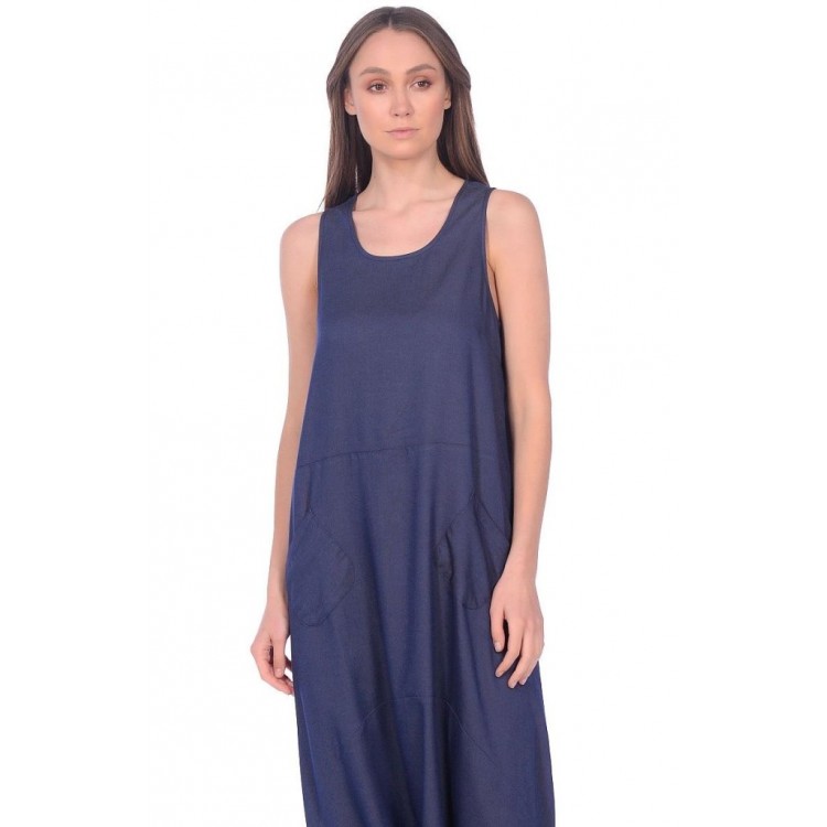 Комбинезон женский 228 Be Unique - jeans, PECHE MONNAIE