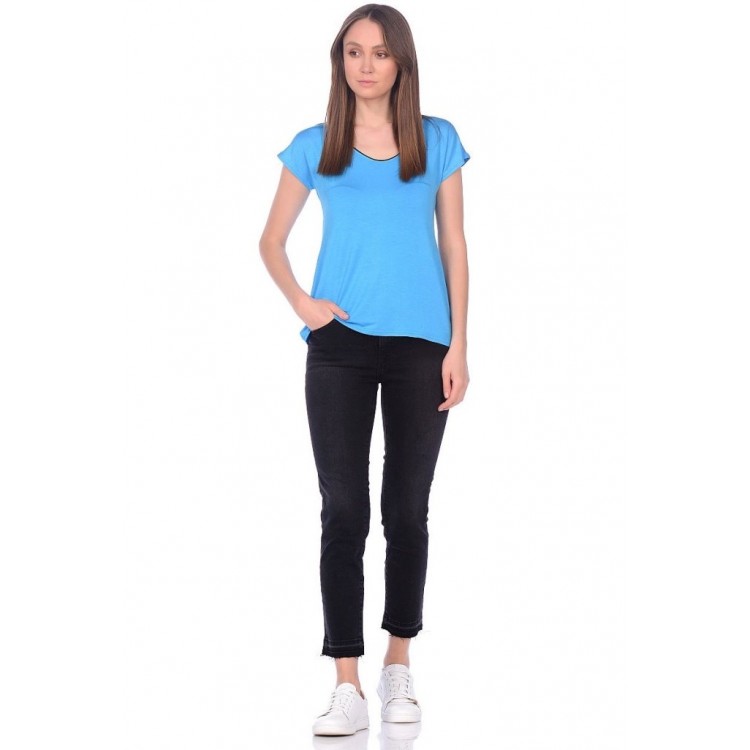 Футболка женская бамбуковая 231 Maniere - blue, PECHE MONNAIE