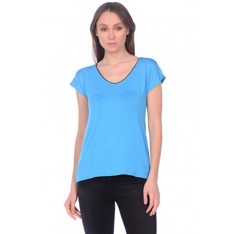 Футболка женская бамбуковая 231 Maniere - blue, PECHE MONNAIE