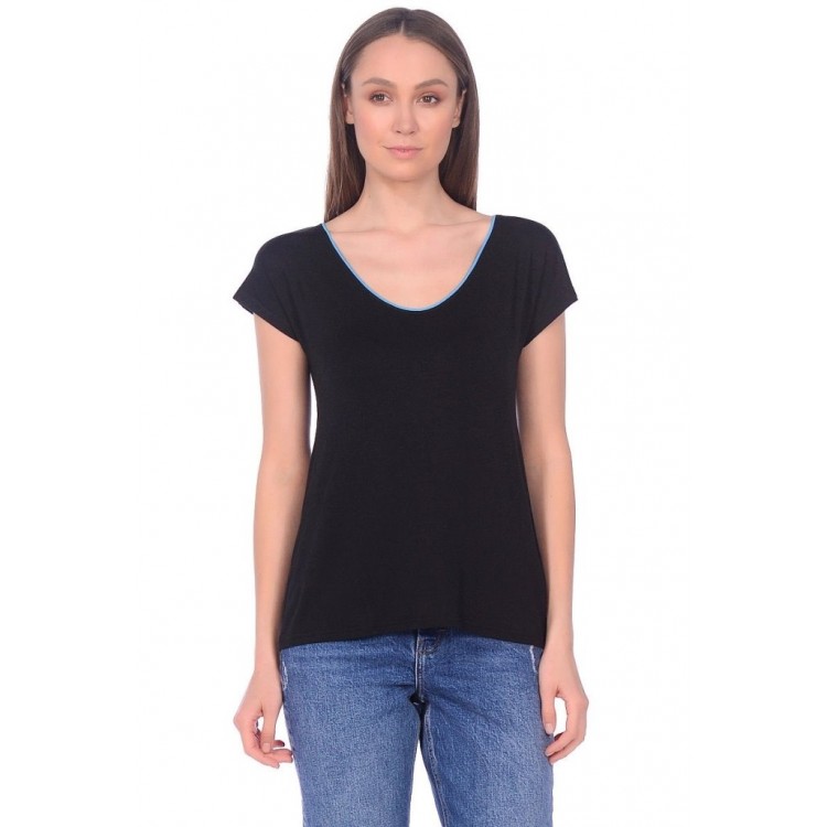 Футболка женская бамбуковая 231 Maniere - black, PECHE MONNAIE