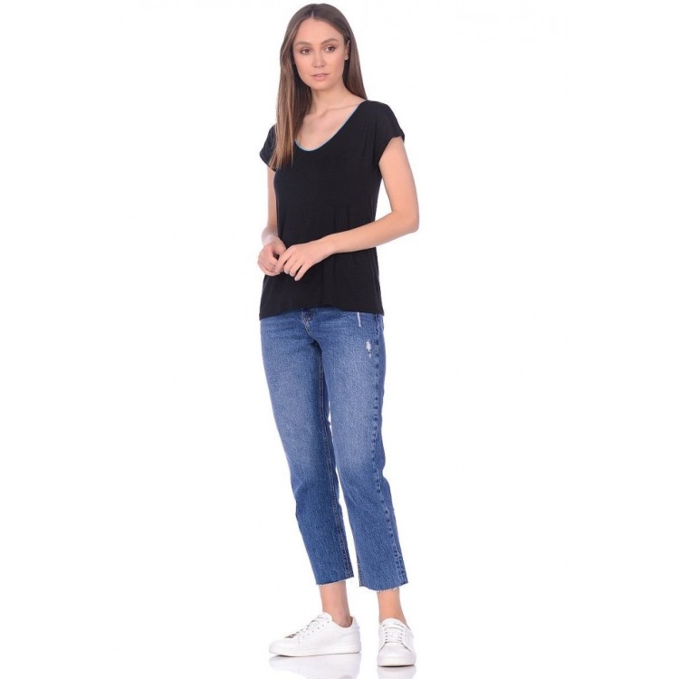 Футболка женская бамбуковая 231 Maniere - black, PECHE MONNAIE Футболка женская бамбуковая 231 Maniere - black, PECHE MONNAIE