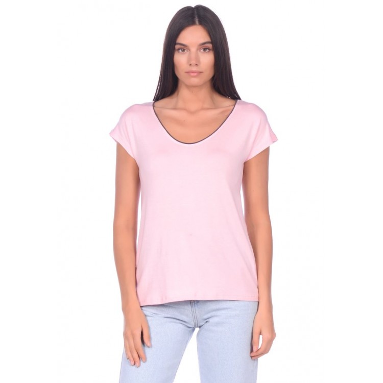 Футболка женская бамбуковая 231 Maniere - pink, PECHE MONNAIE