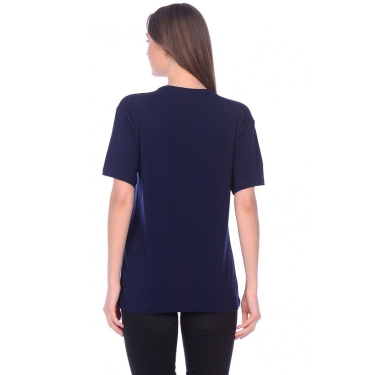 Футболка хлопковая женская 232 Blue, PECHE MONNAIE