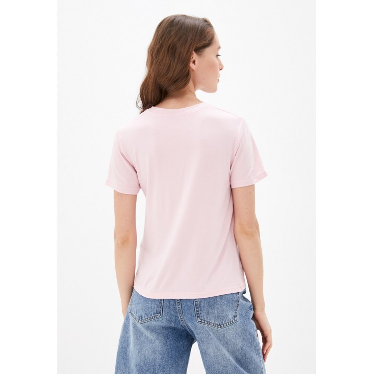 Футболка женская вискозная 233 De Base розовый, PECHE MONNAIE