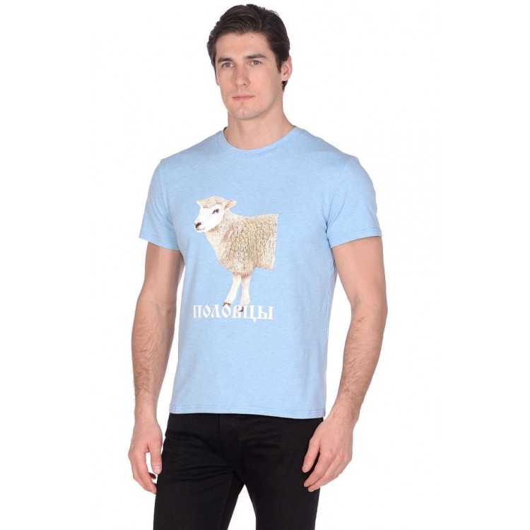 Футболка мужская 45 Light Blue, PECHE MONNAIE