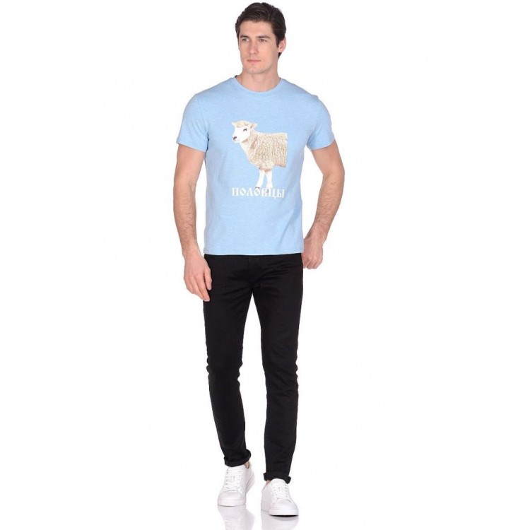 Футболка мужская 45 Light Blue, PECHE MONNAIE