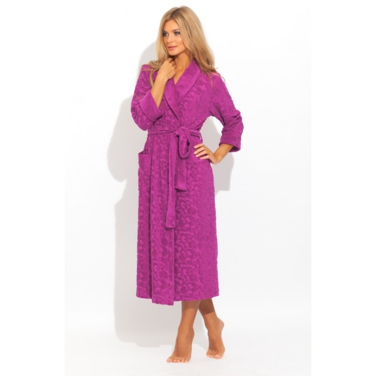 Женский трикотажный халат 470 lilas JASMIN , PECHE MONNAIE
