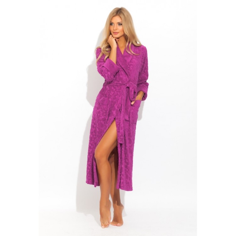 Женский трикотажный халат 470 lilas JASMIN , PECHE MONNAIE