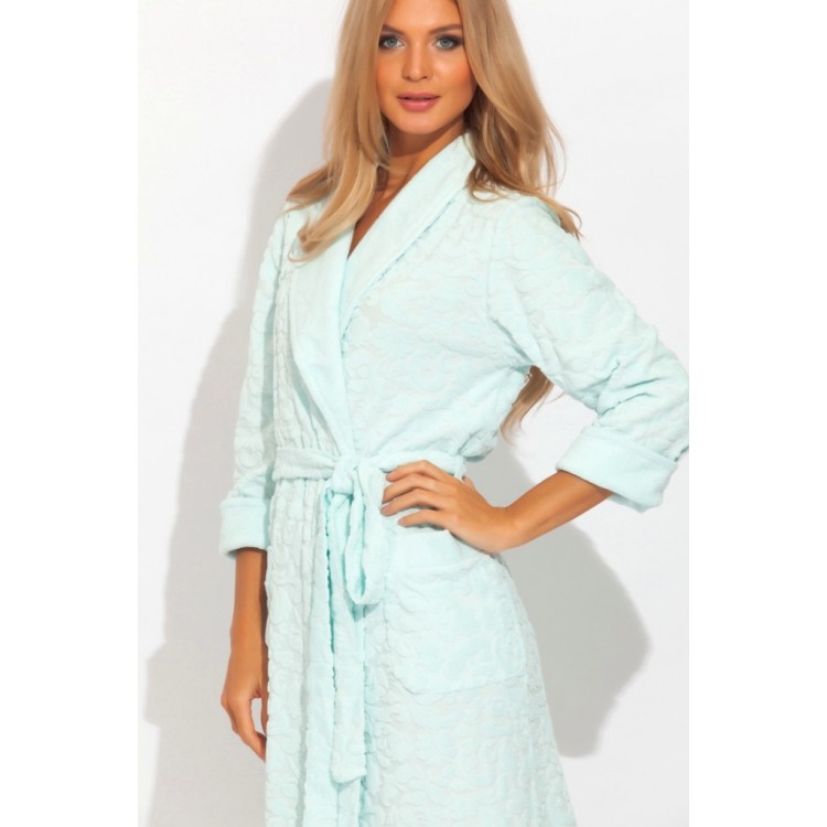 Женский трикотажный халат 470 mint JASMIN , PECHE MONNAIE
