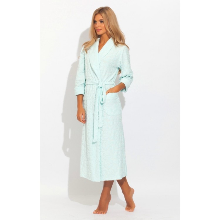 Женский трикотажный халат 470 mint JASMIN , PECHE MONNAIE