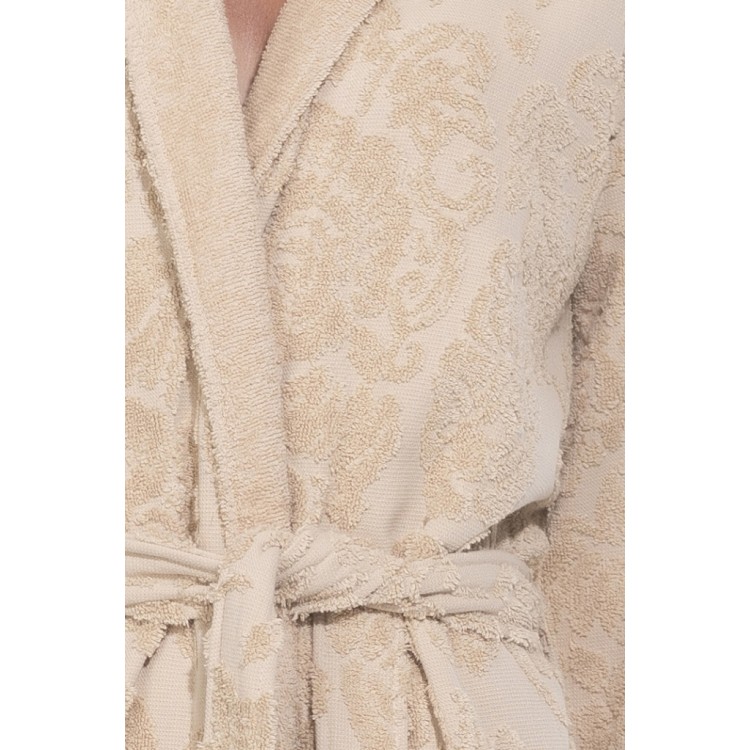 Легкий махровый халат 731-beige Casharel, PECHE MONNAIE