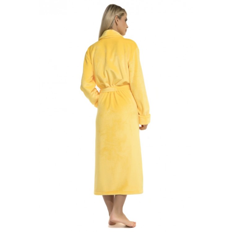 Женский махровый халат 732 yellow, PECHE MONNAIE Женский махровый халат 732 yellow, PECHE MONNAIE