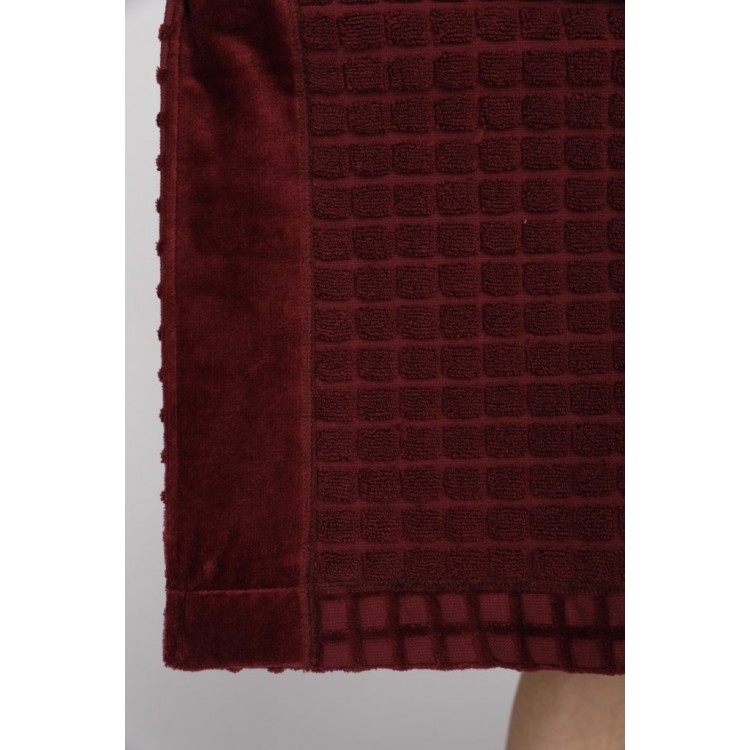 Халат женский махровый с капюшоном 741 Ultra Doux - sliva, PECHE MONNAIE