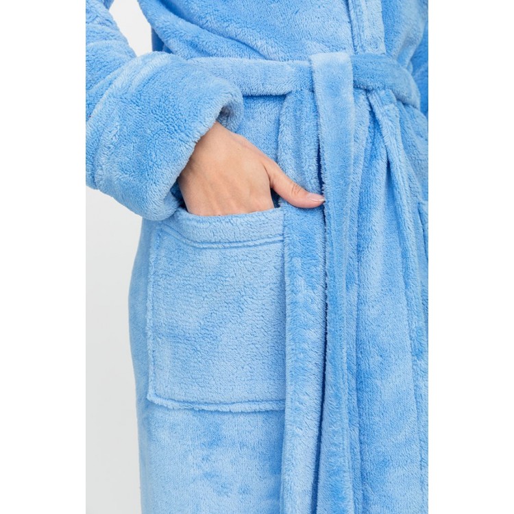 Халат женский длинный 745 Tendre azure, PECHE MONNAIE Халат женский длинный 745 Tendre azure, PECHE MONNAIE