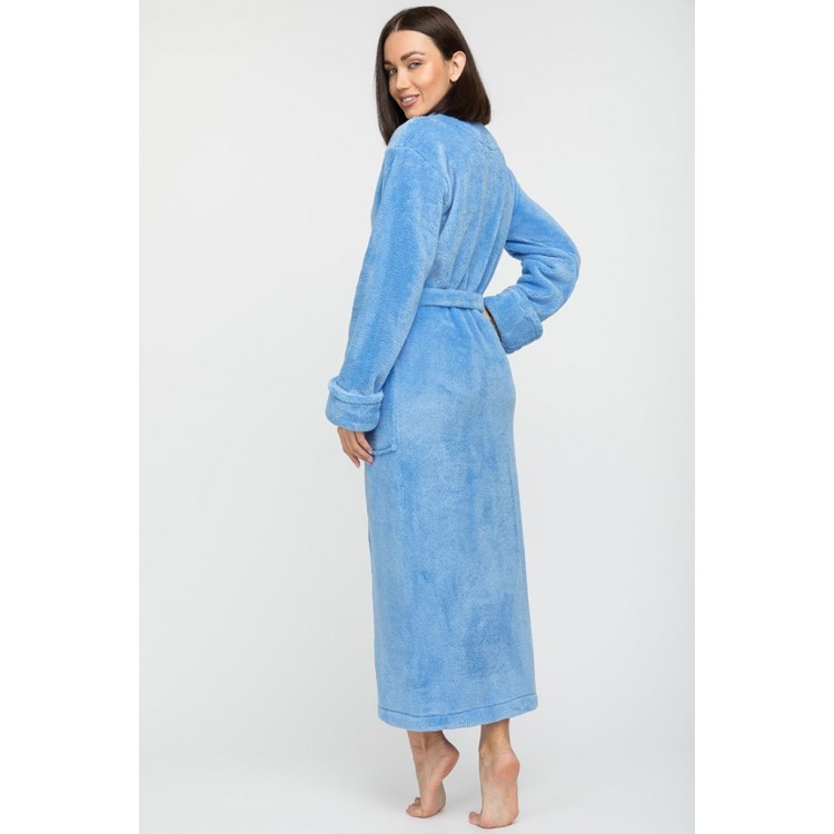 Халат женский длинный 745 Tendre azure, PECHE MONNAIE Халат женский длинный 745 Tendre azure, PECHE MONNAIE