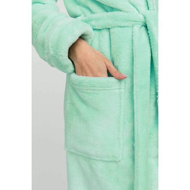 Халат женский длинный 745 Tendre mint, PECHE MONNAIE