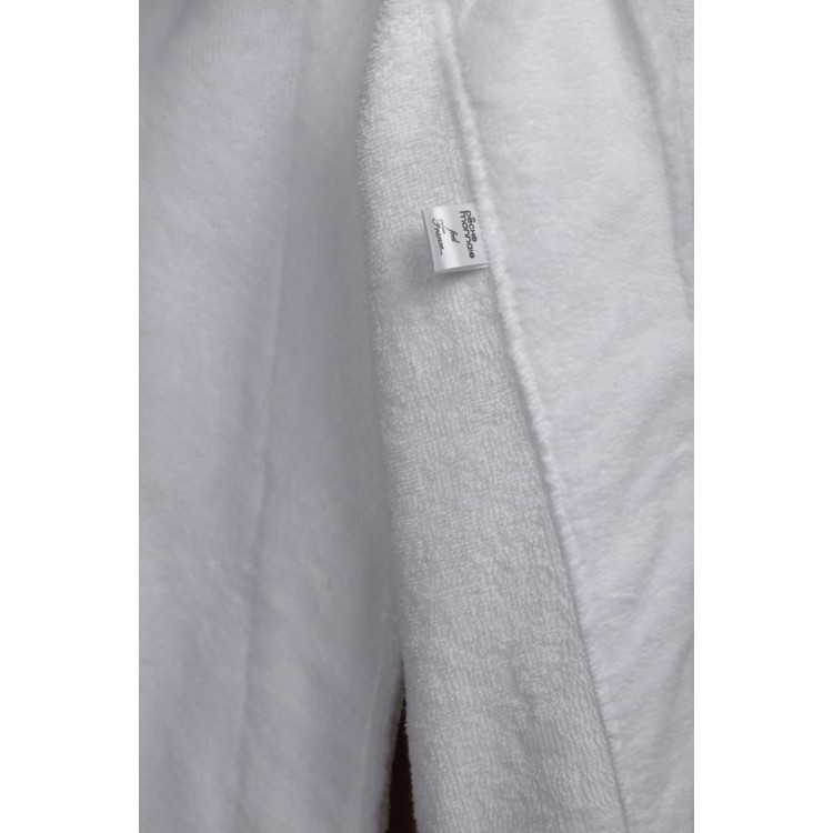 Женскй  махровый халат из бамбука 908-white NATUREL, Peche Monnaie 