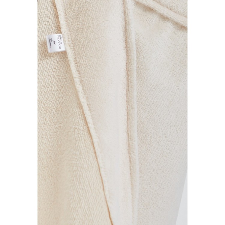 Халат женский бамбуковый 908 NATUREL крем, PECHE MONNAIE