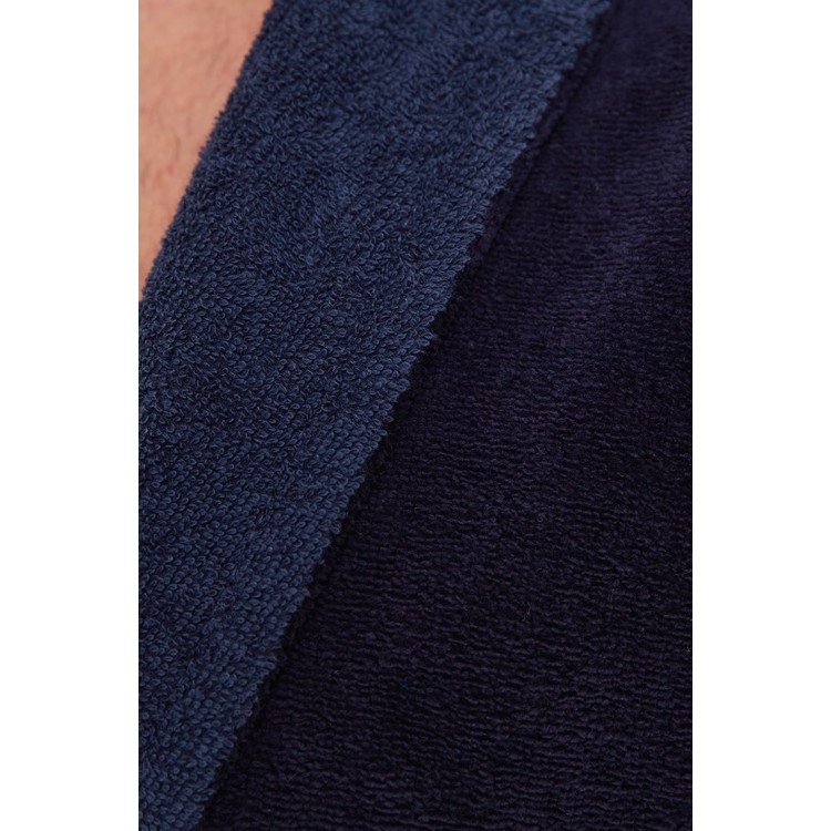 Халат бамбуковый мужской 947 Energy - dark blue, PECHE MONNAIE
