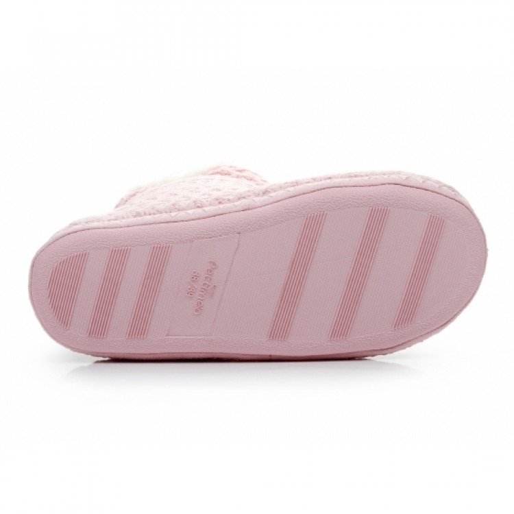 Женские домашние вязаные сапожки L -203 pink, Pattimelo
