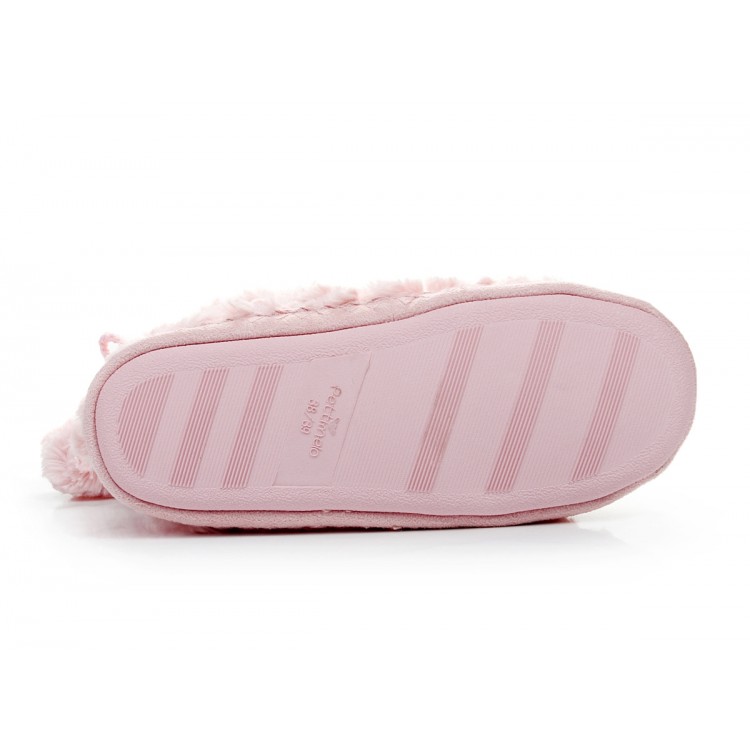 Женские домашние сапожки со стразами L -315 pink, Pattimelo