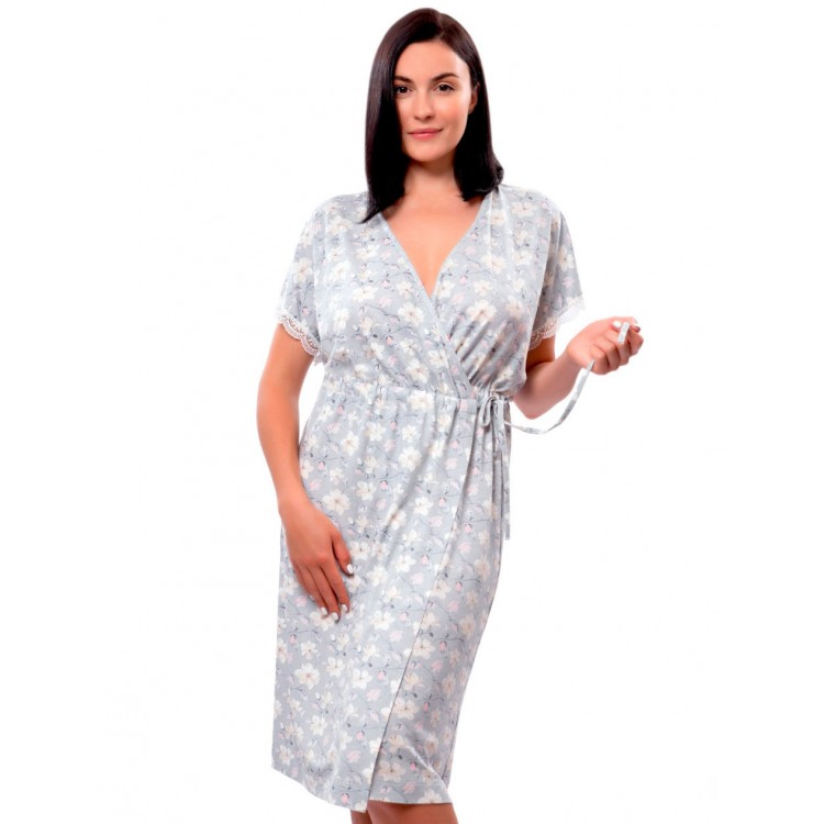 Халат женский из вискозы PN-LNS603, Primaverina