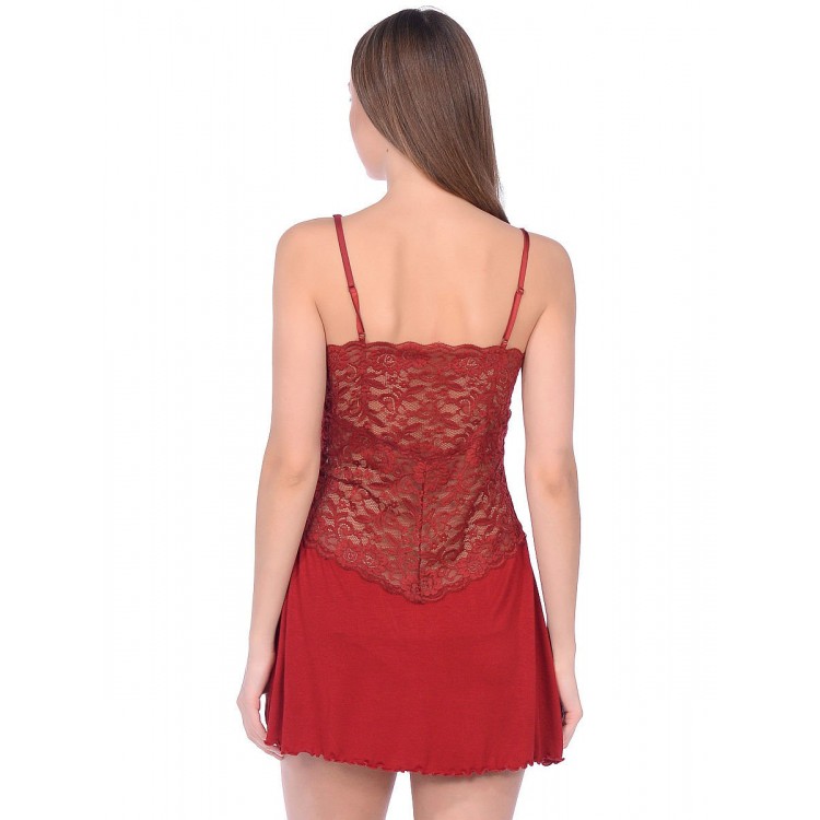 Женская бамбуковая сорочка 106-red, Reina