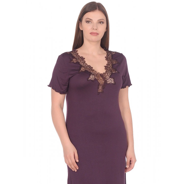 Женская трикотажная сорочка 125-violet, Reina