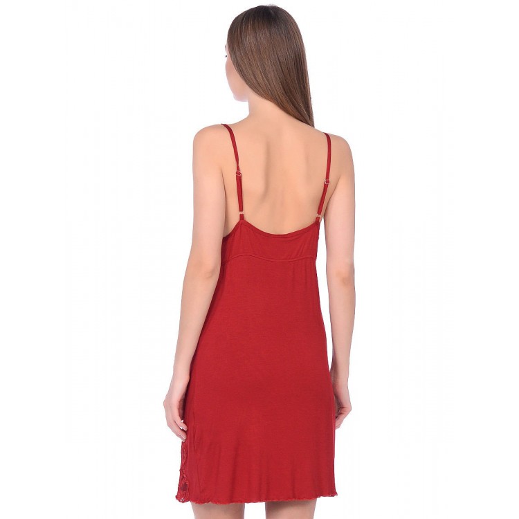Женская бамбуковая сорочка 152-red, Reina