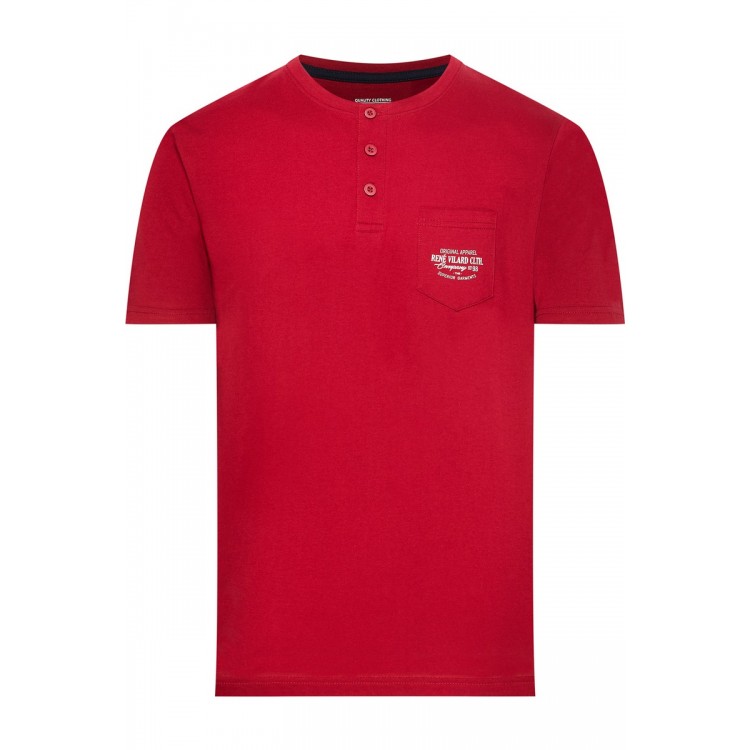Пижама мужская с брюками 37051 GURU red/blue, Rene Vilard