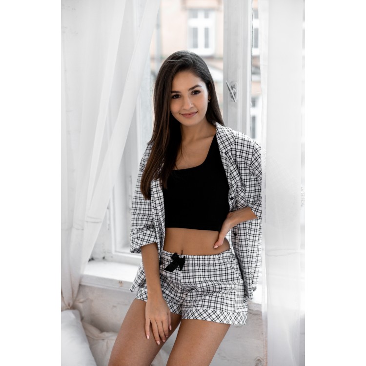 Топ женский черный TOP VALIA BLACK, Sensis