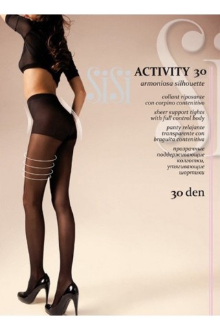 Колготки Activity 30 - nero, Sisi